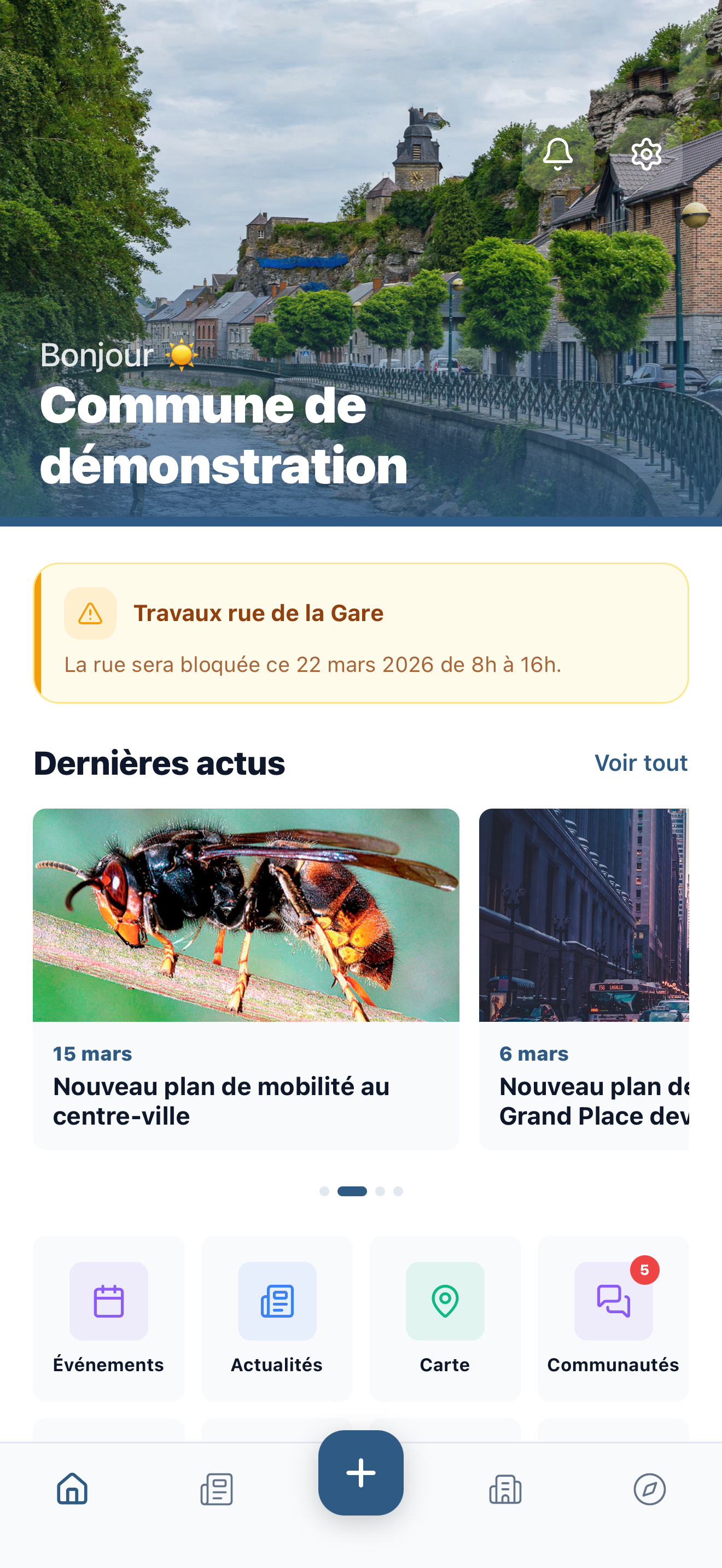 MaCommune — Application mobile communale belge